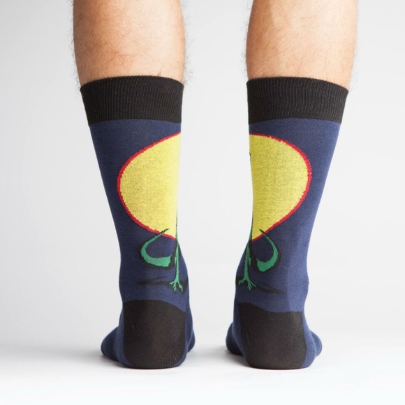 SOCK IT TO ME T-REX MEN'S NOVELTY CREW SOCKS - Picture 2 of 7